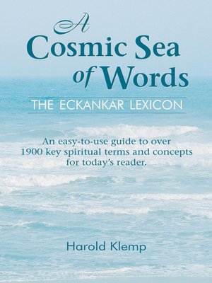 cover image of A Cosmic Sea of Words
